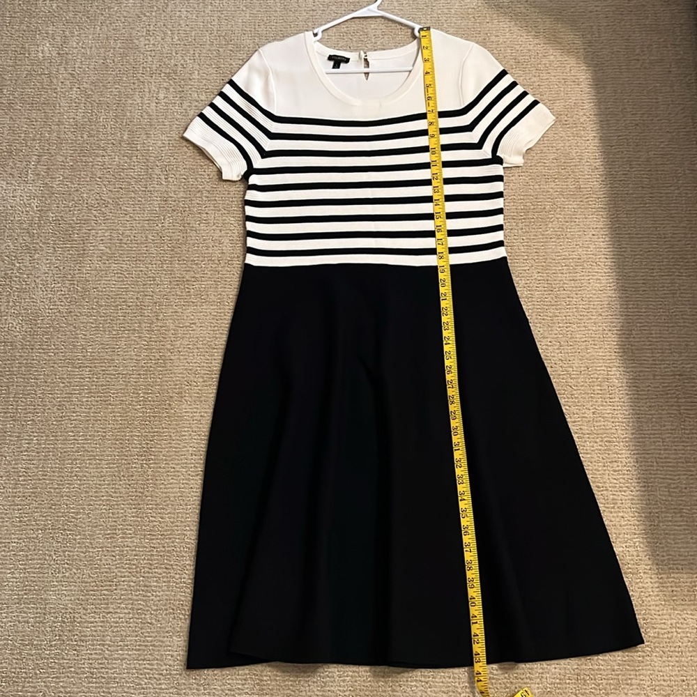 Talbots, Size Large, Dress Black and White - Picture 8 of 11